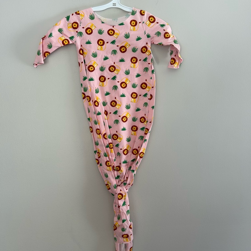 NEW handmade pink lion knotted gown